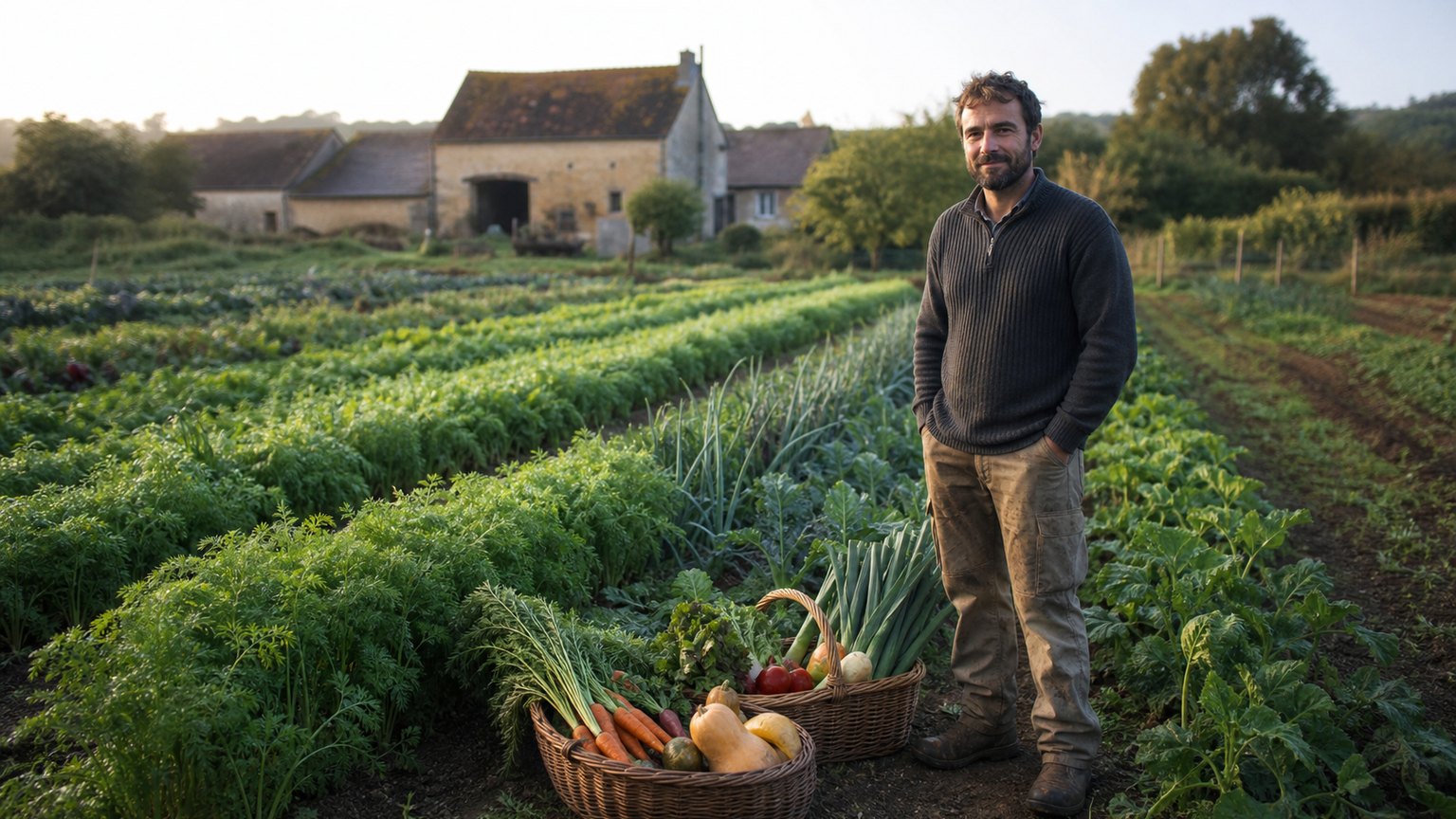 Au P’tit Bio : maraîchage biologique et cultures de saison