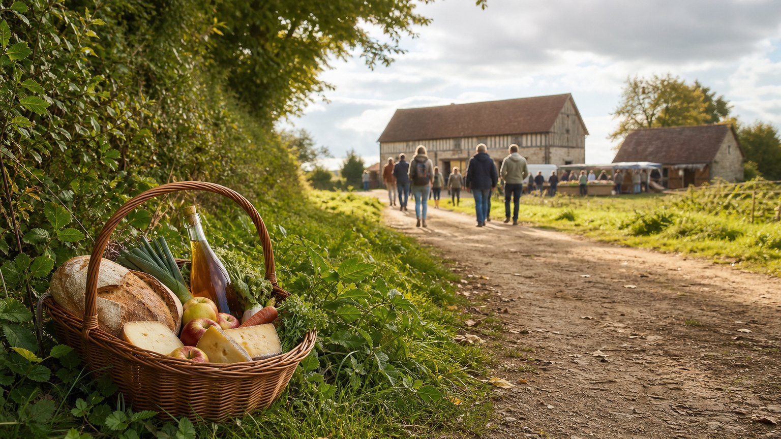 Balade gourmande, marcher au rythme des producteurs normands