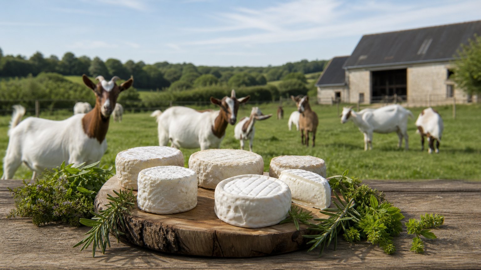 Chèvres de la Saffrie : fromage de chèvre et élevage fermier