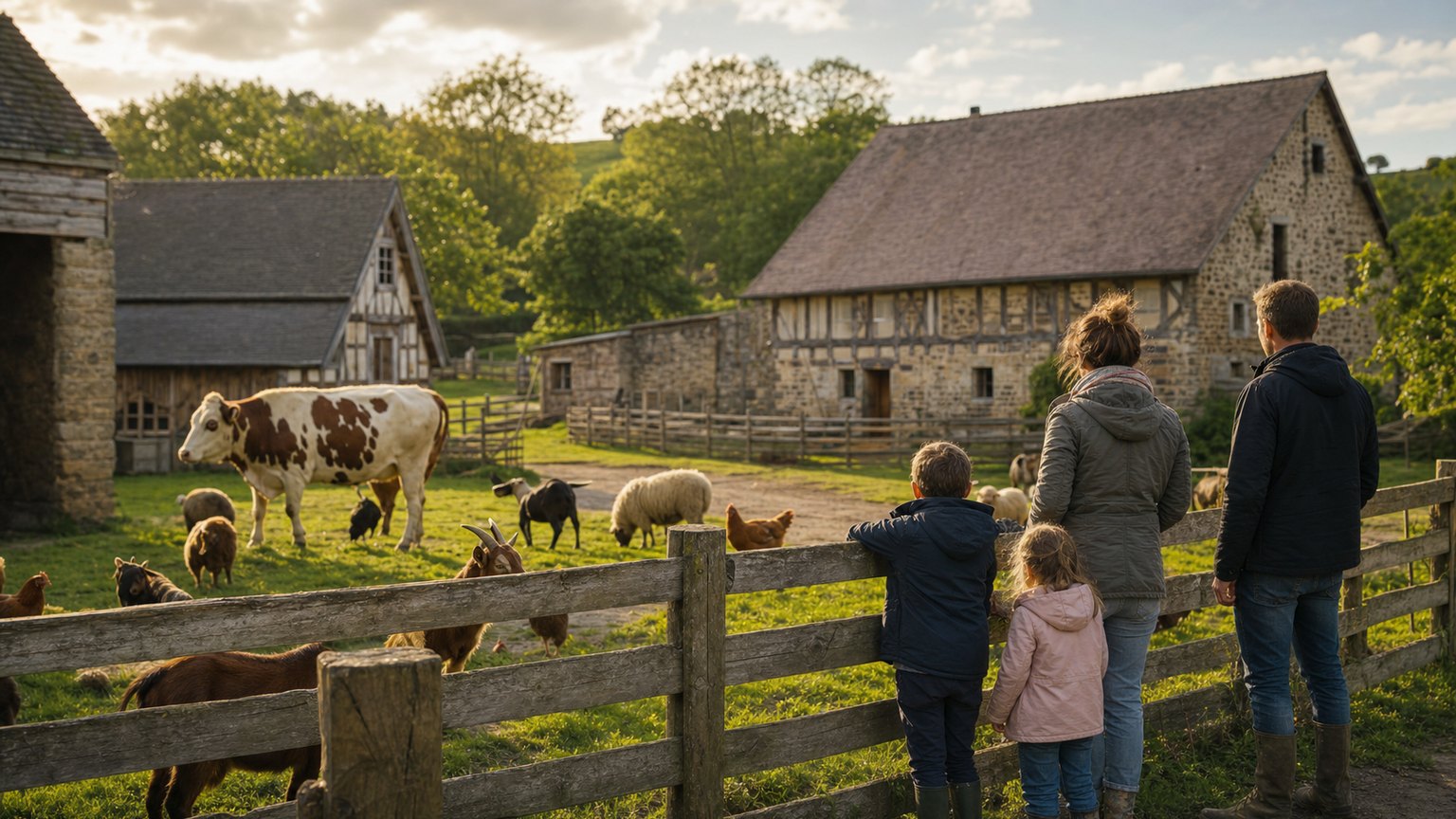 La Ferme de Linoudel, élevage et pédagogie en Normandie