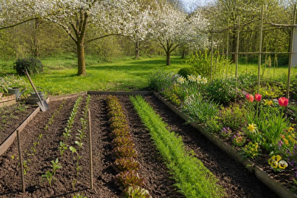 Que planter en avril au potager, au verger et dans les massifs ?