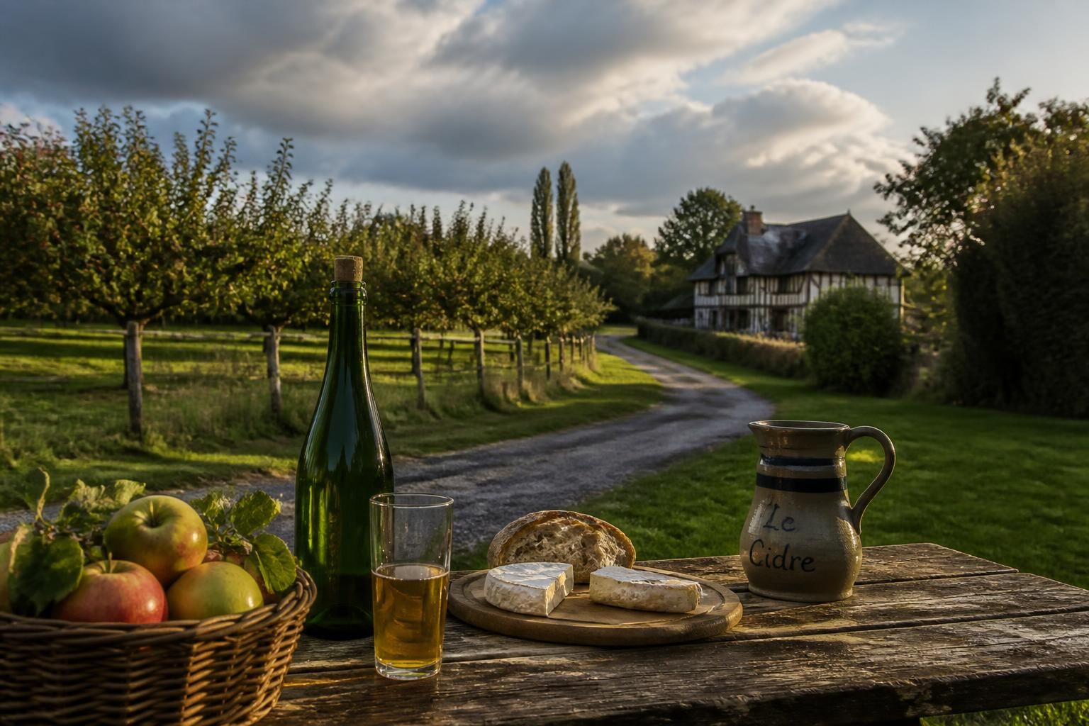 découvrez la route du cidre en pays d’auge : explorez des villages pittoresques, des vergers traditionnels et savourez des haltes gourmandes uniques.