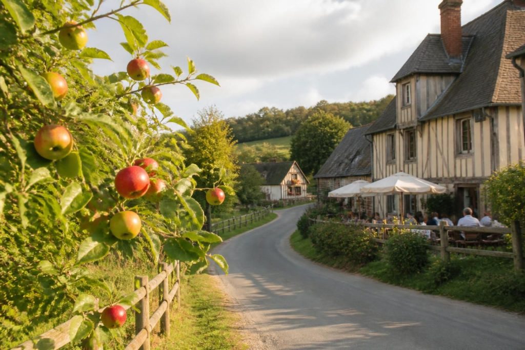 Route du cidre : villages, vergers et haltes gourmandes en Pays d’Auge