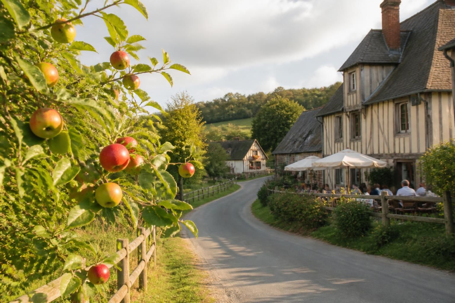 découvrez la route du cidre en pays d’auge : un itinéraire unique à travers des villages charmants, des vergers pittoresques et des haltes gourmandes pour savourer les spécialités locales.