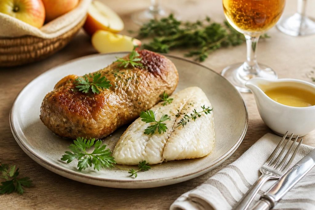 Sauce au cidre : une recette équilibrée pour viandes et poissons